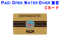 PADI OPEN WATER DIVER F C